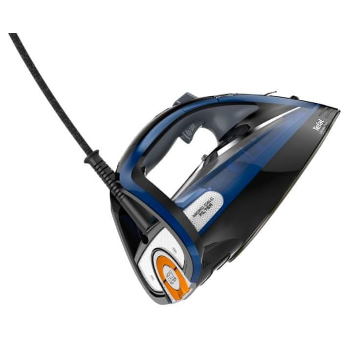 Fier de calcat Tefal Ultimate Pure, 3200W, abur continuu 60g/min, abur puternic 260g/min, negru, 0,35l