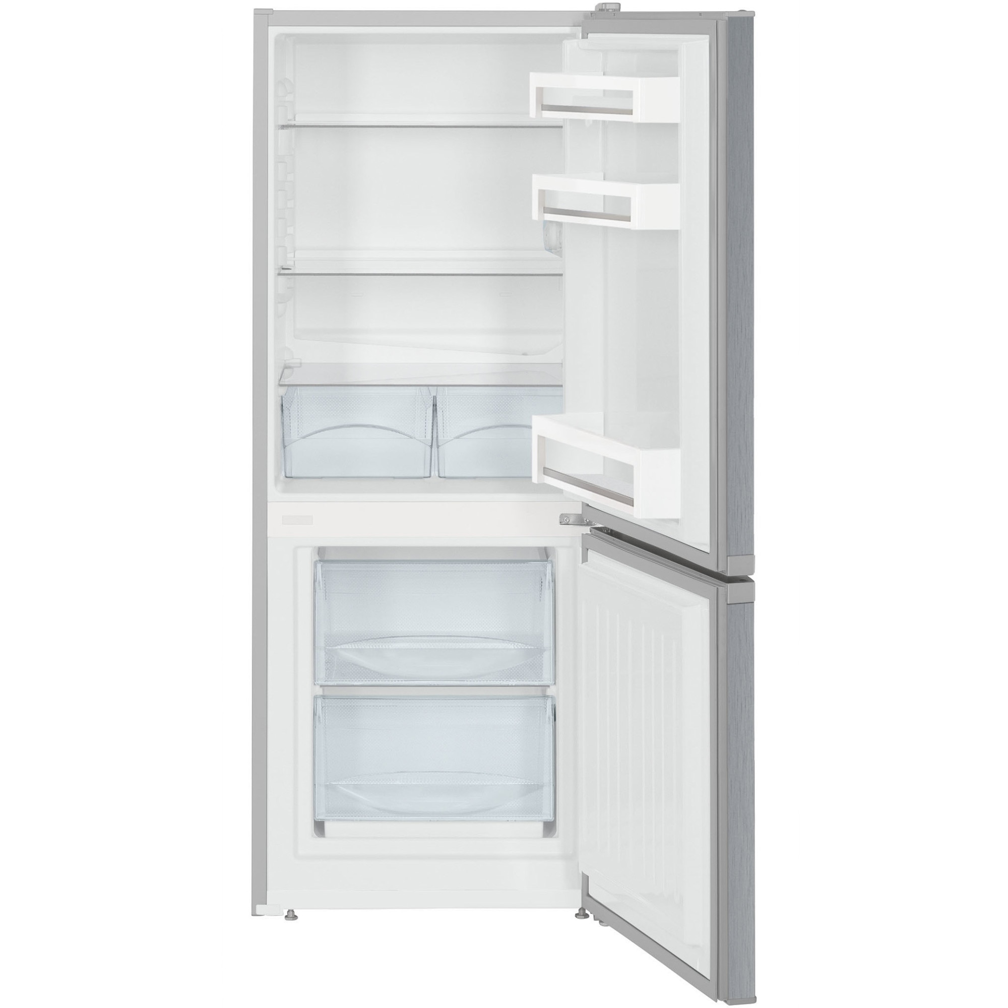 Combina frigorifica Liebherr CUel 2331 209 L SmartFrost Control mecanic H 137 cm Clasa F Argintiu