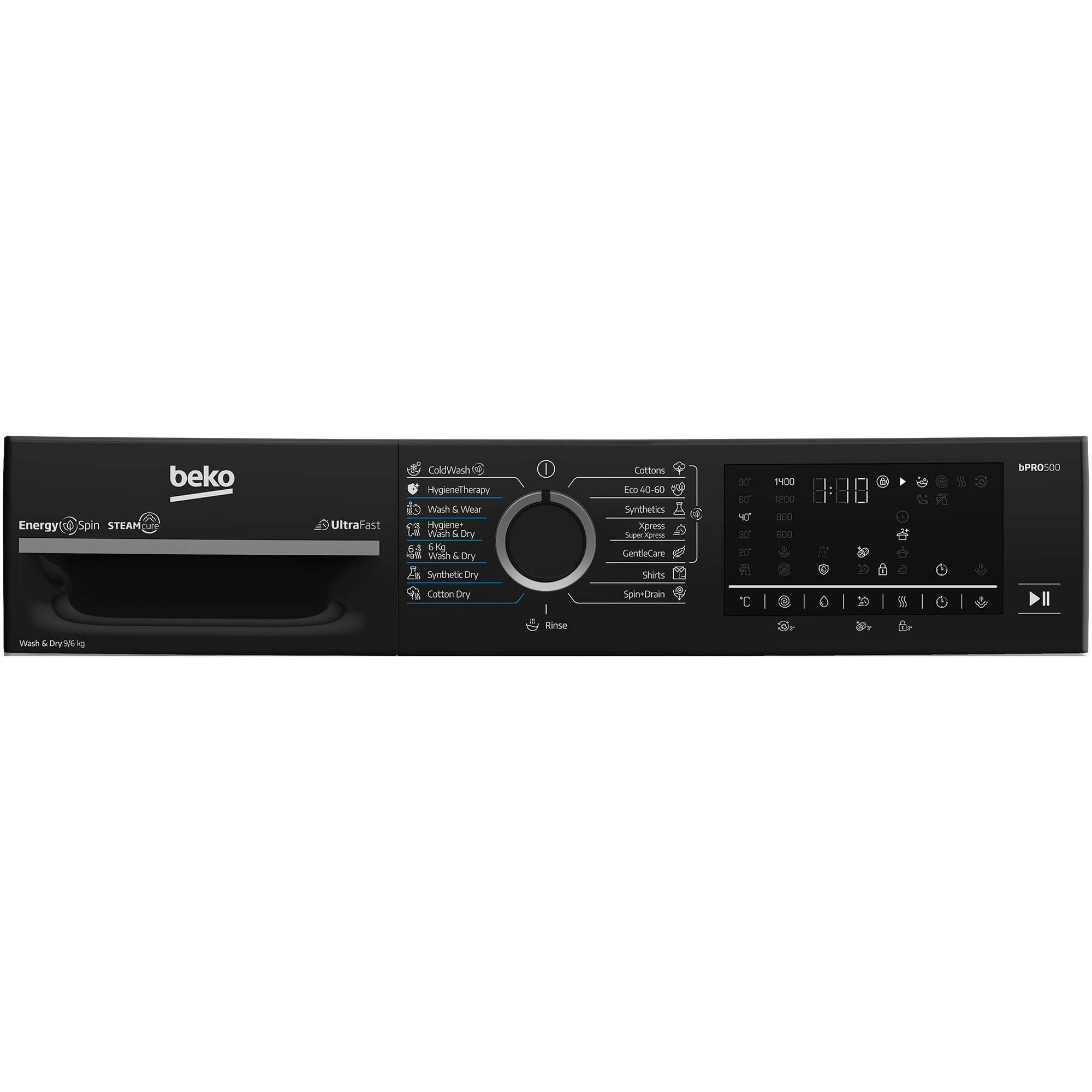 Mașină de spălat rufe cu uscător Beko BM5DFST69442WBPB, 9/6 kg, 1400 RPM, Alb