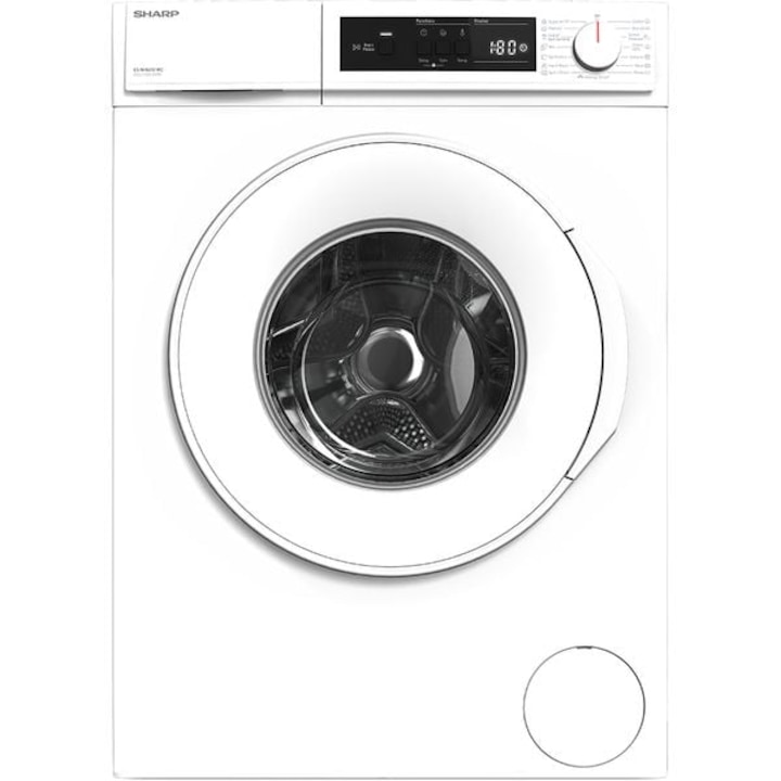 Masina de Spalat Rufe Frontala SHARP ES-NFA6101WC-EE, 6 kg, 1000rpm, Clasa C, Alb