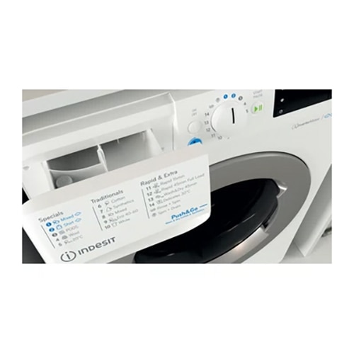 Indesit BDE 96436 EWSV EE masina de spalat cu uscator de sine statatoare, 9 kg, 1400 rpm, clasa energetica D, alb