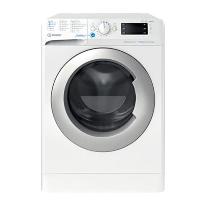 Indesit BDE 96436 EWSV EE masina de spalat cu uscator de sine statatoare, 9 kg, 1400 rpm, clasa energetica D, alb