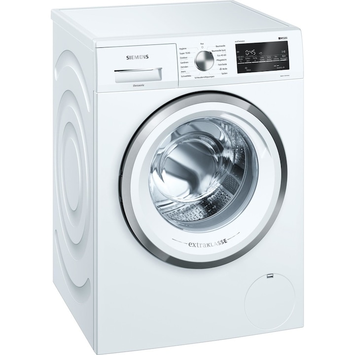 Masina de spalat rufe frontala SIEMENS iQ500 WM14G492, 8 kg, clasa C, 1400 rpm, AquaStop, alb