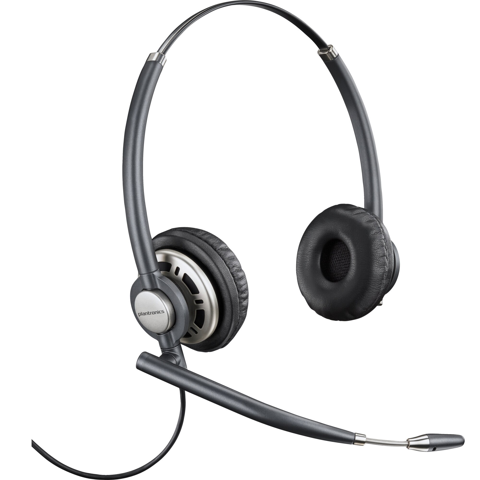 Casti, Over the Ear, Poly EncorePro 720, cu fir, pentru birou/call center, negru