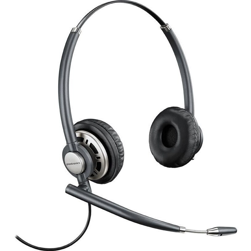 Casti, Over the Ear, Poly EncorePro 720, cu fir, pentru birou/call center, negru