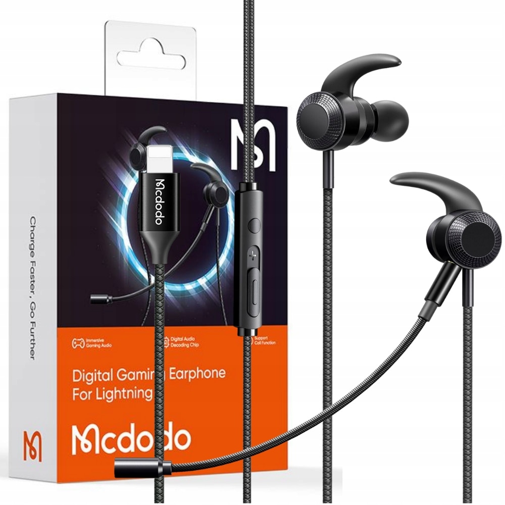 Casti Mcdodo, Cu Microfon, Gaming, Pentru iPhone, Negru