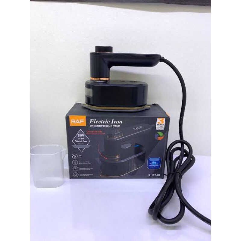 Fier de călcat și aburitor de voiaj ultra-compact Raf R.1316B, cu rezervor de apă de 90 ml