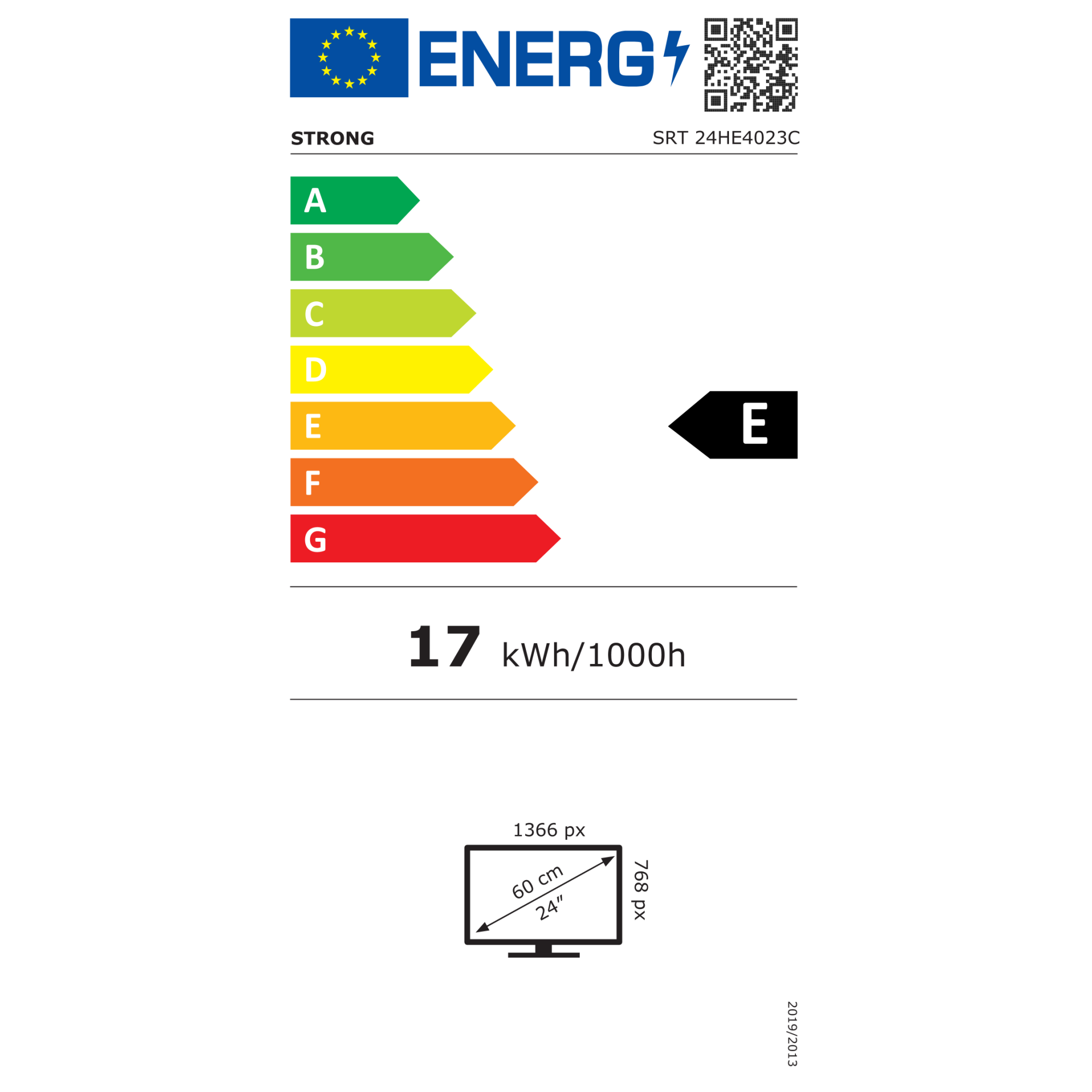 Televizor LED puternic SRT 24HE4023C 24" HD Ready (SRT24HE4023C)