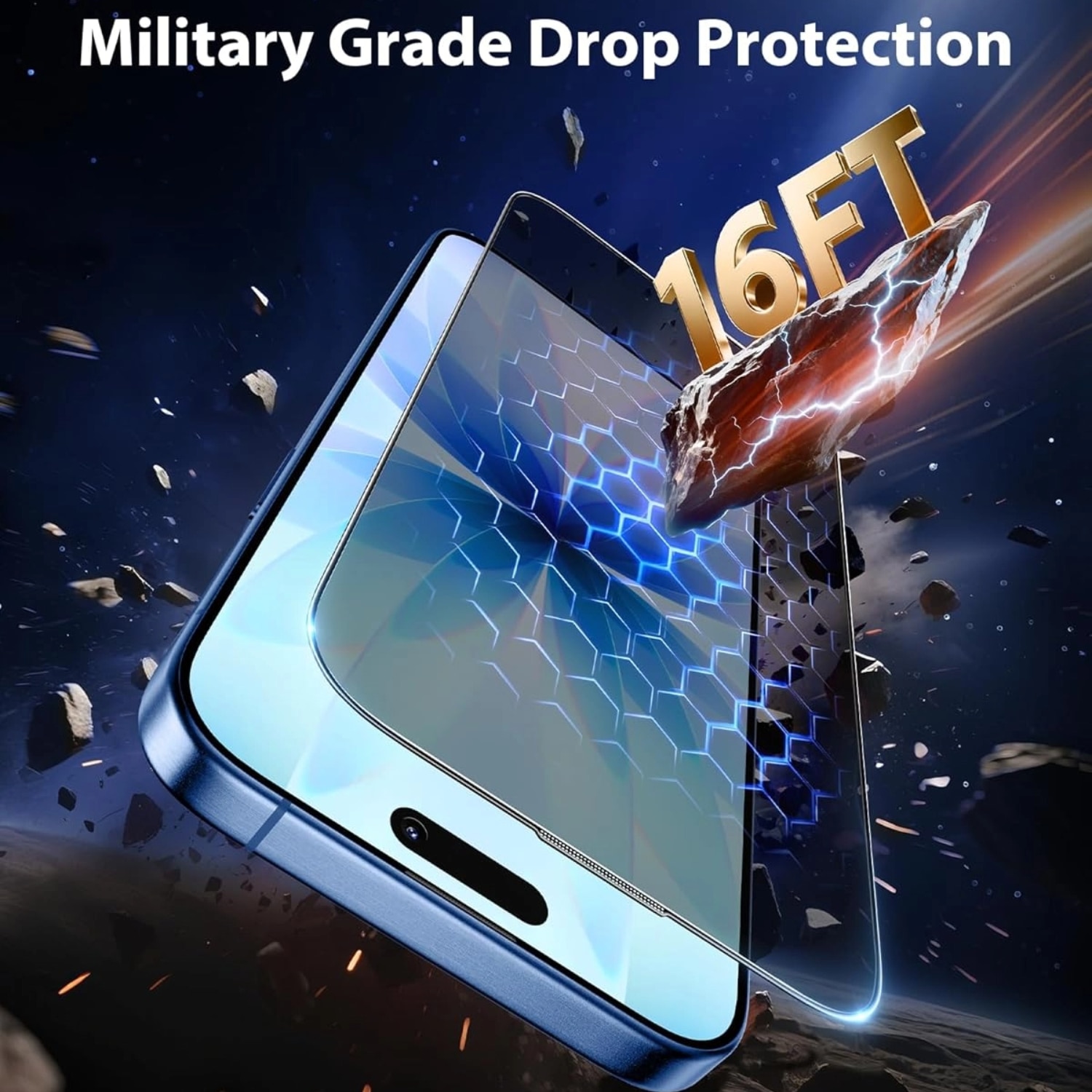 Folie de Protectie Privacy pentru iPhone 15, Omelivon, Sticla Securizata, cu Kit de Aplicare Instanta si Functie Automata de Indepartare a Prafului, Duritate 9H, Ultra HD, advanced touch sensitivity, Anti Amprente
