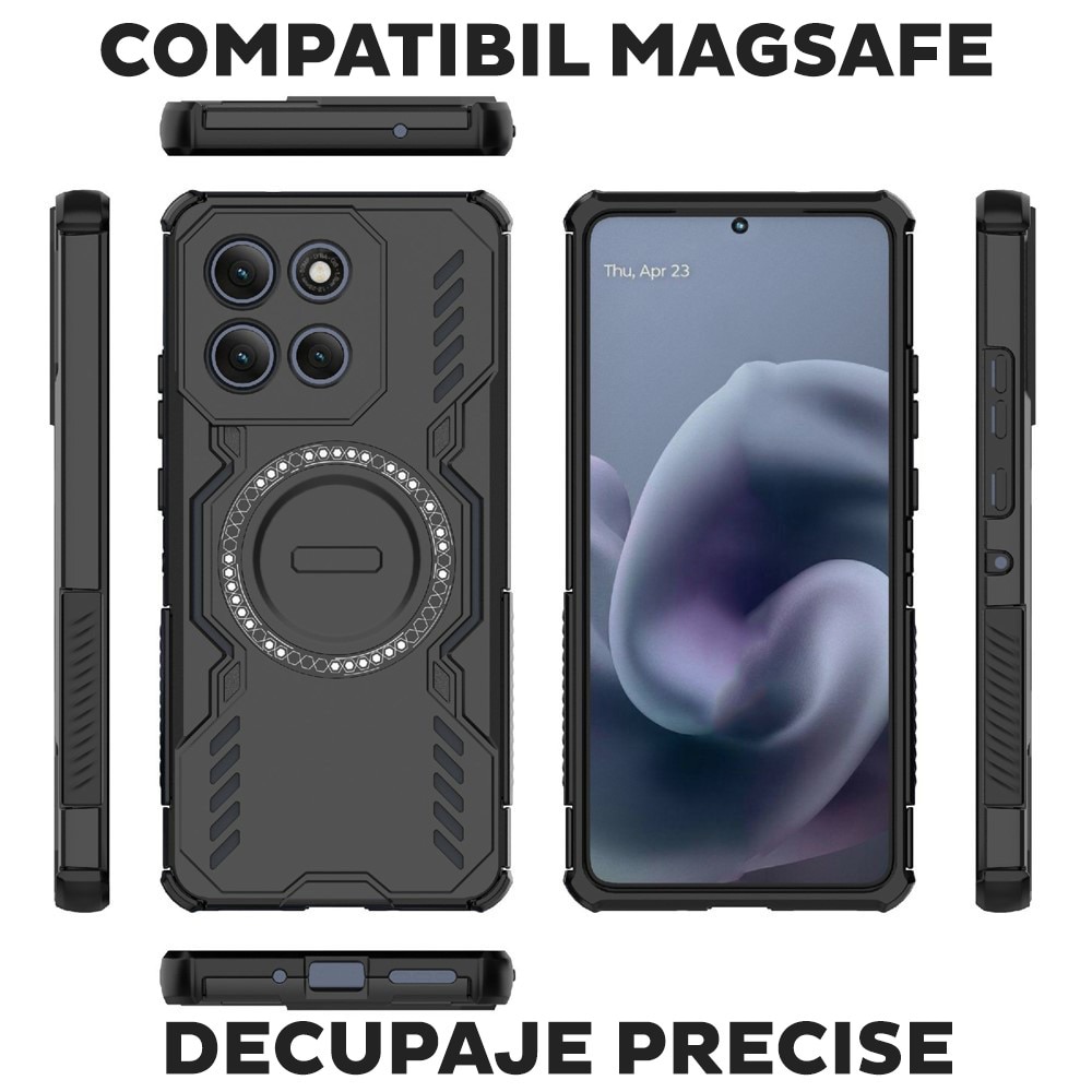 Husa pentru Motorola Moto G86 Power ArmorMag, Magsafe, Antisoc, Calitate Premium, Protectie Superioara, DaDen, Negru