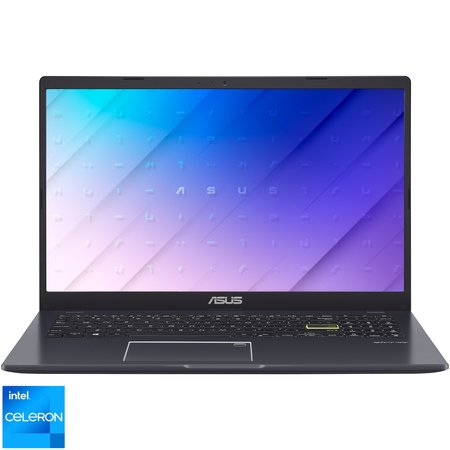 Laptop ASUS Vivobook Go 15 E510KA cu procesor Intel® Celeron® N4500 pana la 2.8GHz, 15.6'', Full HD, 8GB DDR4 RAM, 512GB SSD, Intel® HD Graphics, No OS, Peacock Blue