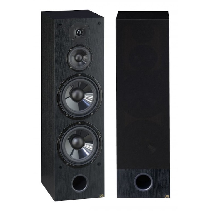 Boxe trojdrozne Wega 55, 250W, 8" subwoofere, bass reflex, negru, set