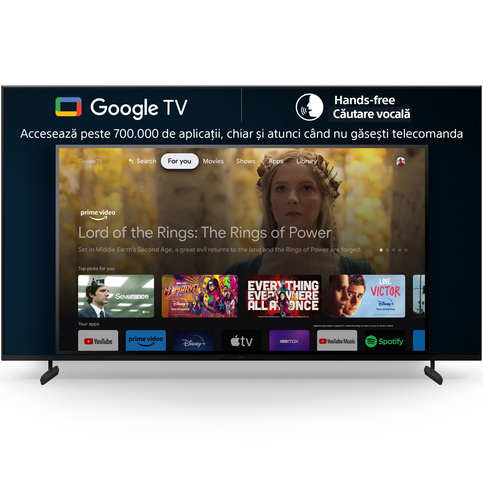 Televizor Sony BRAVIA LED 85X80L, 215 cm, Smart Google TV, 4K Ultra HD, Clasa F