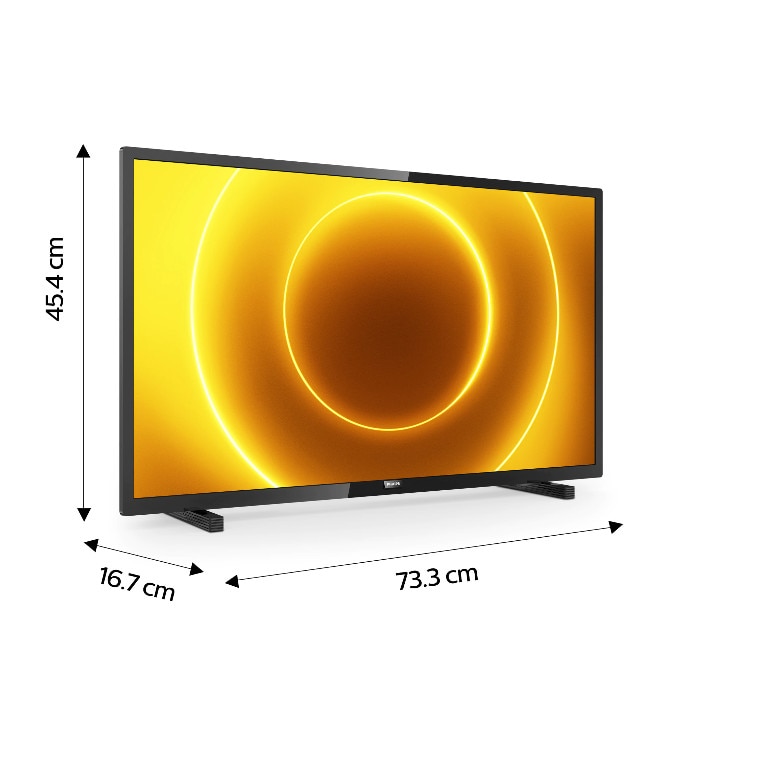 Televizor Philips LED Pixel Plus HD cu Diagonala 80 cm (32"), 1366 x 768p, 4:3/16:9, Inregistrare USB, Pauza TV, Autozoom/Superzoom, Culoare Negru
