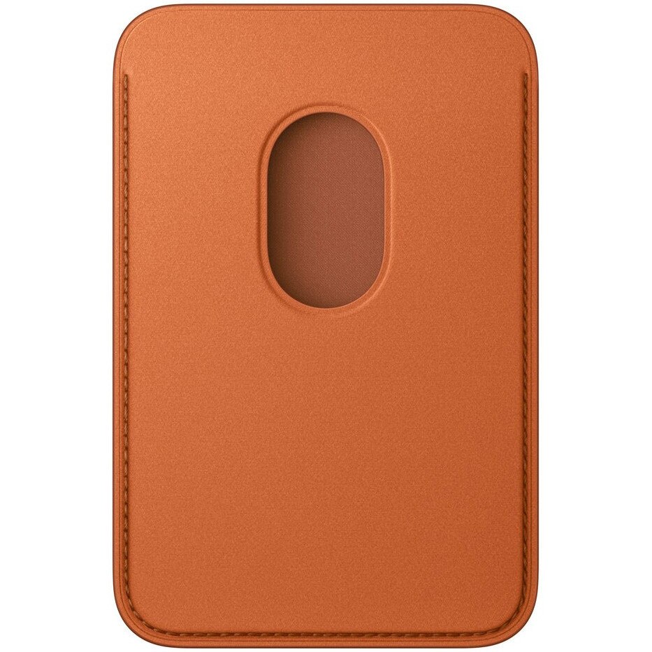 Portofel Apple FineWoven Wallet cu MagSafe pentru iPhone, Fox Orange