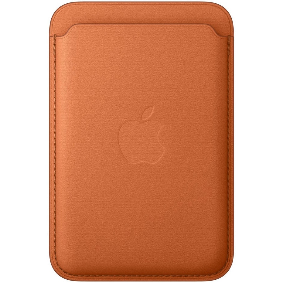 Portofel Apple FineWoven Wallet cu MagSafe pentru iPhone, Fox Orange