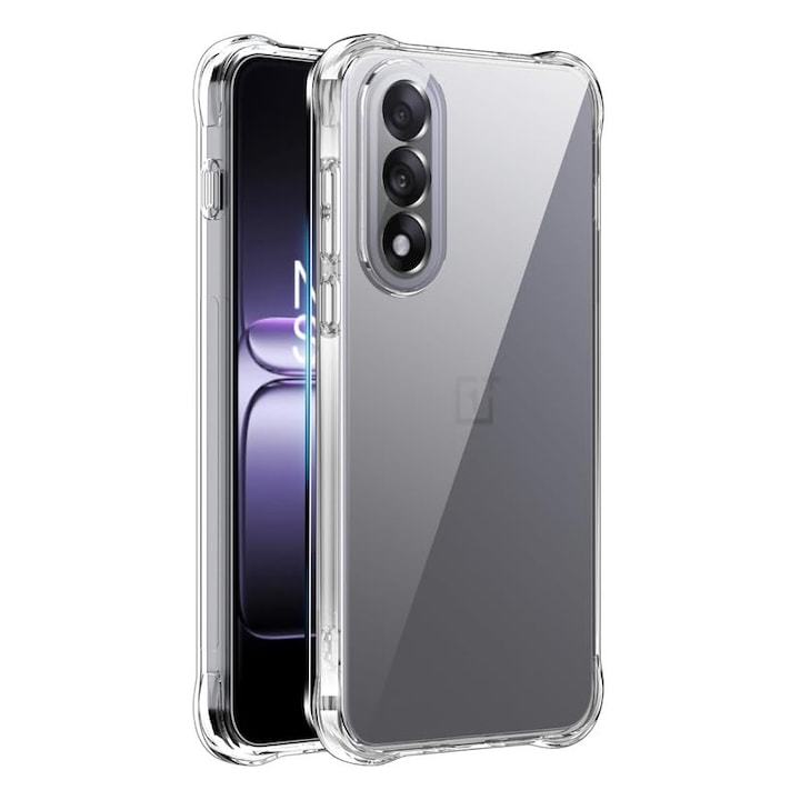 Husa pentru OnePlus Nord 5 Slim Anti-Shock 1.5mm reinforced 4 corners Transparent