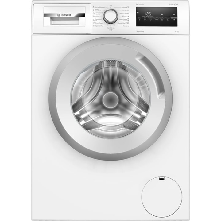Masina de Spalat Rufe Frontala BOSCH WAN24292BY, 8 kg, 1200rpm, Clasa C, Alb