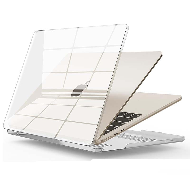 Husa pentru laptop pentru MacBook 2010-2017 lansata modelul A1466 A1369, material PVC, 13,3 inch, cristalina