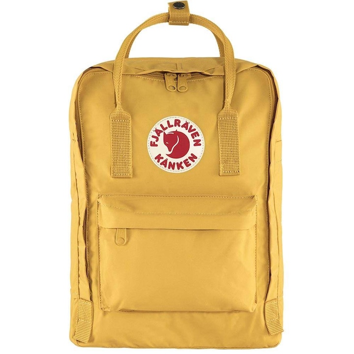 Rucsac laptop, Fjallraven Kanken, Vinil, 13 inch, Ocru