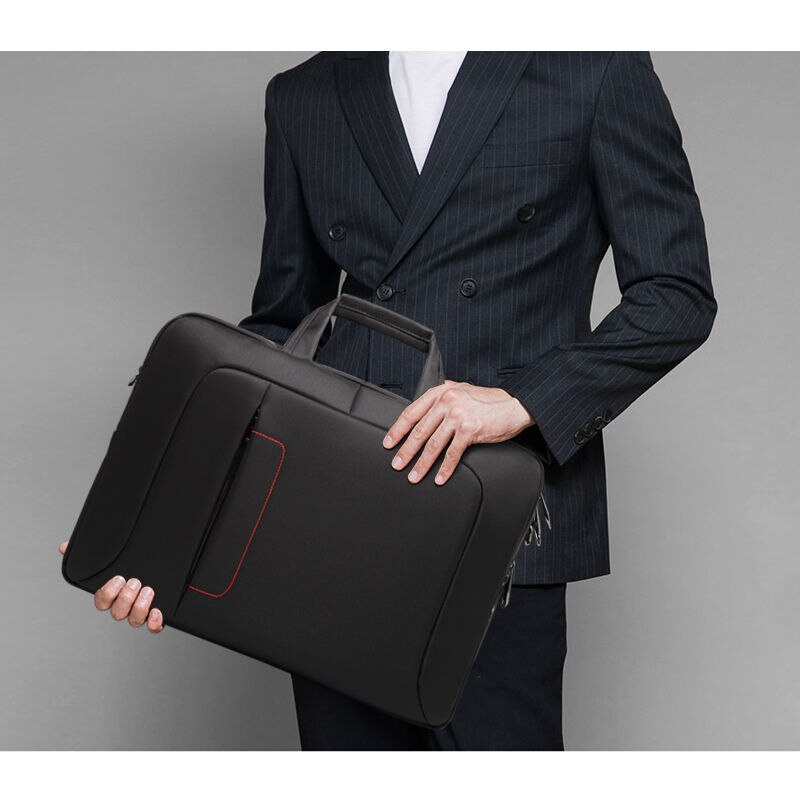 Geanta laptop 15.6", Escalate, 40x11.5x29 cm, Neagra
