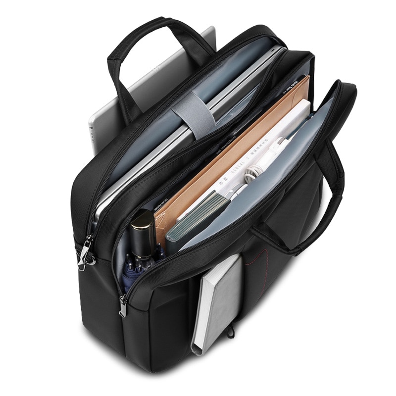 Geanta laptop 15.6", Escalate, 40x11.5x29 cm, Neagra