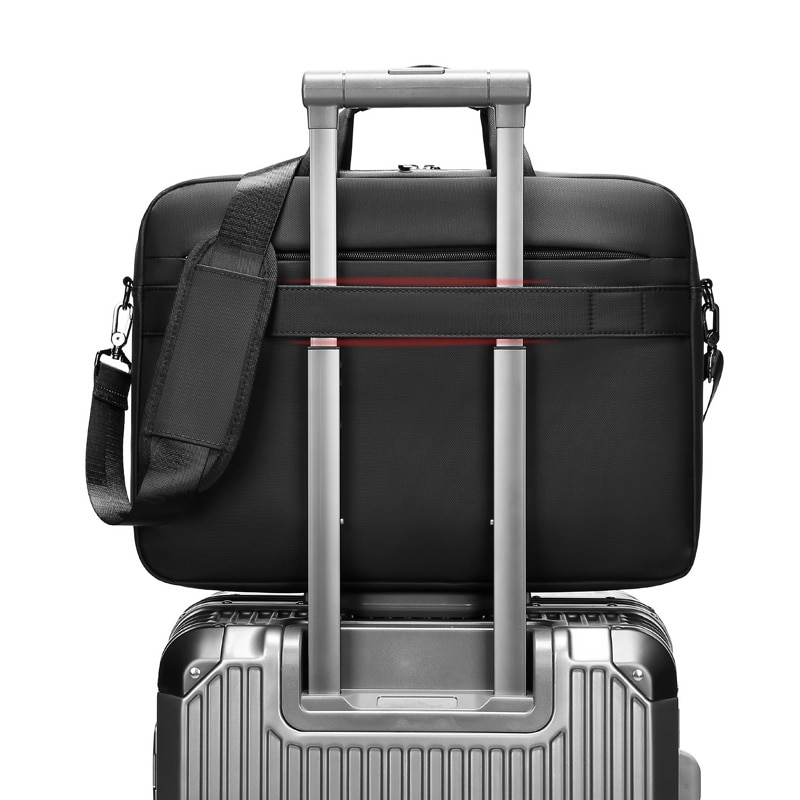 Geanta laptop 15.6", Escalate, 40x11.5x29 cm, Neagra