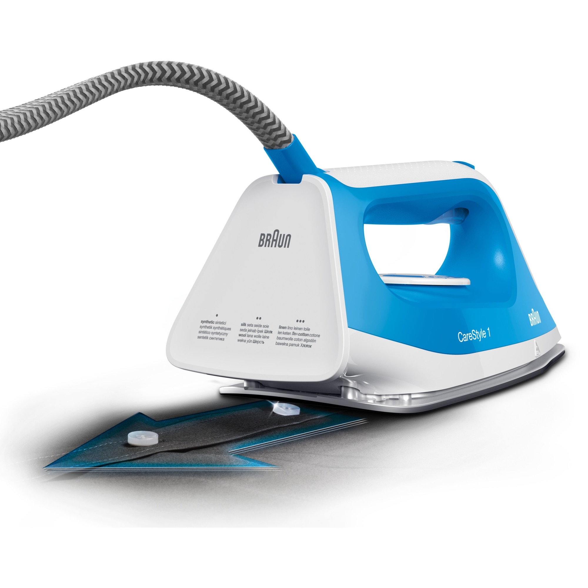 Fier de calcat Braun CareStyle 1 IS 1012 BL, 2400W, 5,5 bar, 1,5l, 200x390x180mm