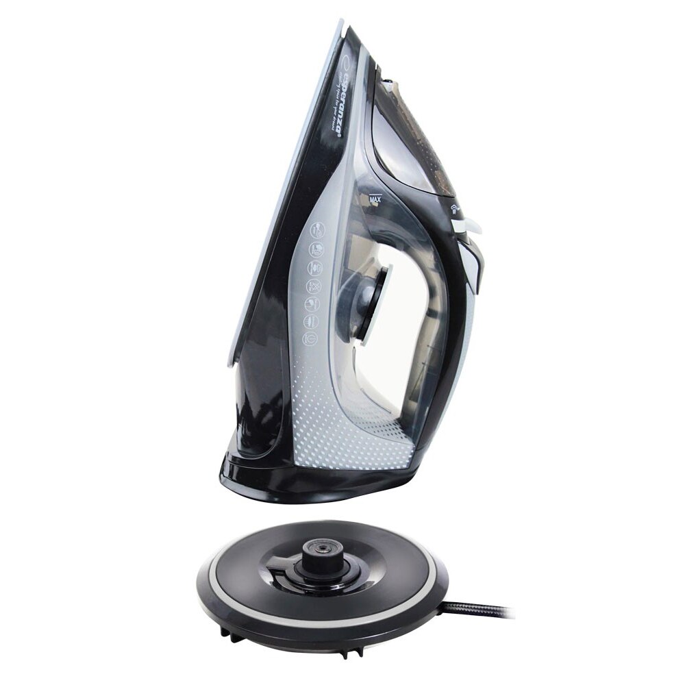 Fier de călcat cu abur Esperanza, 2600 W, talpă ceramică, gri/negru, rezervor 0.3 l