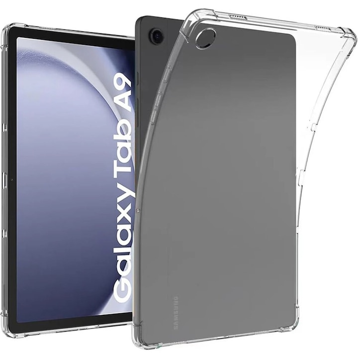 Husa compatibila cu Samsung Galaxy Tab A9, XGSM, Silicon, Transparenta