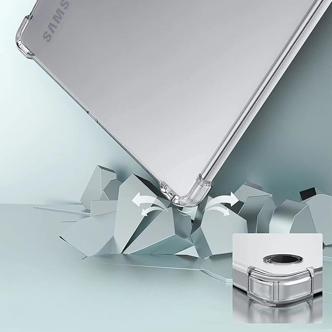 Husa compatibila cu Samsung Galaxy Tab A9, XGSM, Silicon, Transparenta