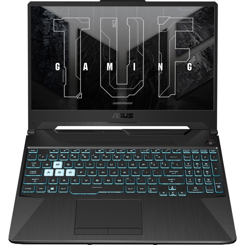 Laptop Gaming ASUS TUF A15 FA506NCG, Display 15.6" FHD (1920 x 1080), Procesor AMD Ryzen™ 7 7445HS, Memorie RAM 16GB DDR5, Capacitate de stocare 512GB SSD, Placa video dedicata NVIDIA GeForce RTX 3050 4GB, No OS, Negru (INT Keyboard)