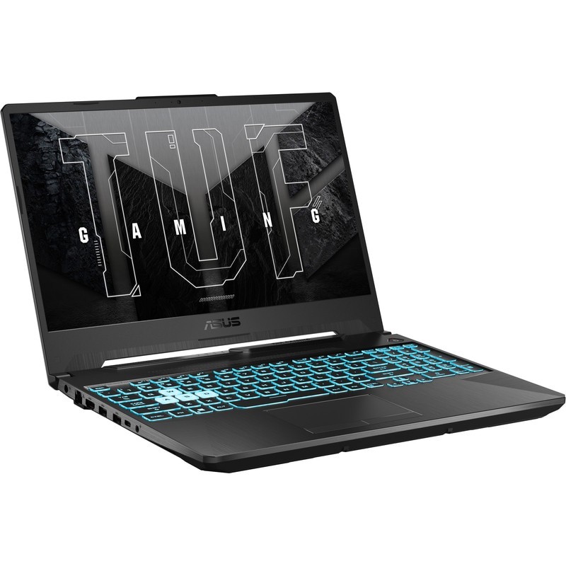 Laptop Gaming ASUS TUF A15 FA506NCG, Display 15.6" FHD (1920 x 1080), Procesor AMD Ryzen™ 7 7445HS, Memorie RAM 16GB DDR5, Capacitate de stocare 512GB SSD, Placa video dedicata NVIDIA GeForce RTX 3050 4GB, No OS, Negru (INT Keyboard)