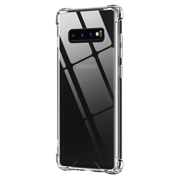 Husa pentru telefon, TPU, Anti-galben, Compatibila cu Samsung Galaxy S10, Transparent