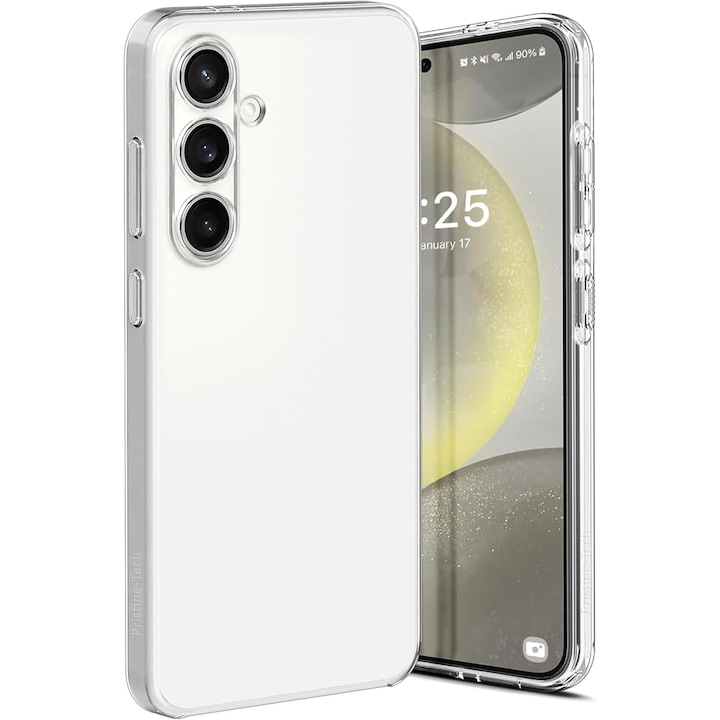 BestCase® Husa Clear Silicon pentru Samsung Galaxy S25 FE, Transparent