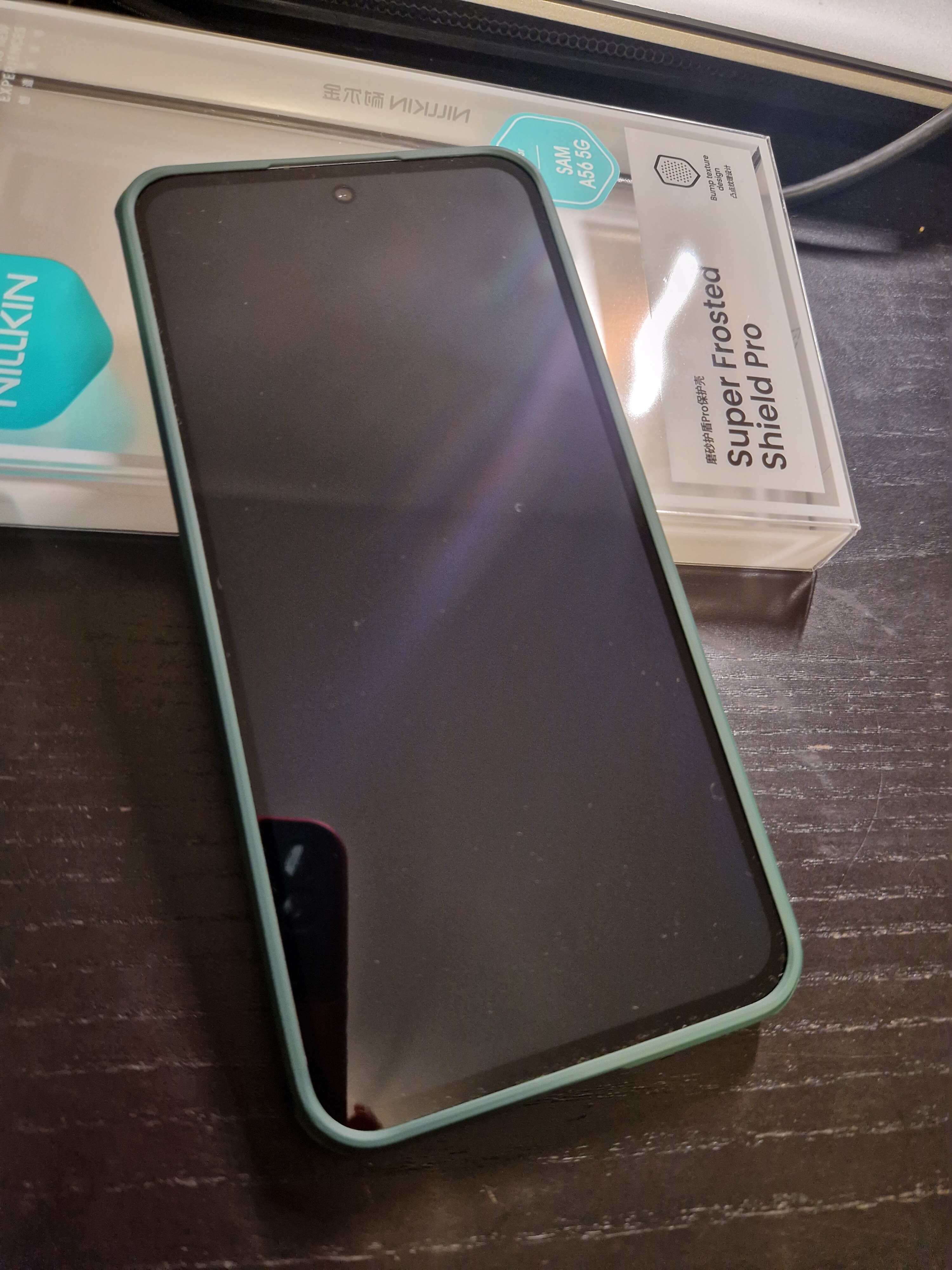 Husa Nillkin Frosted Shield Pro pentru Samsung Galaxy A56 5G, negru