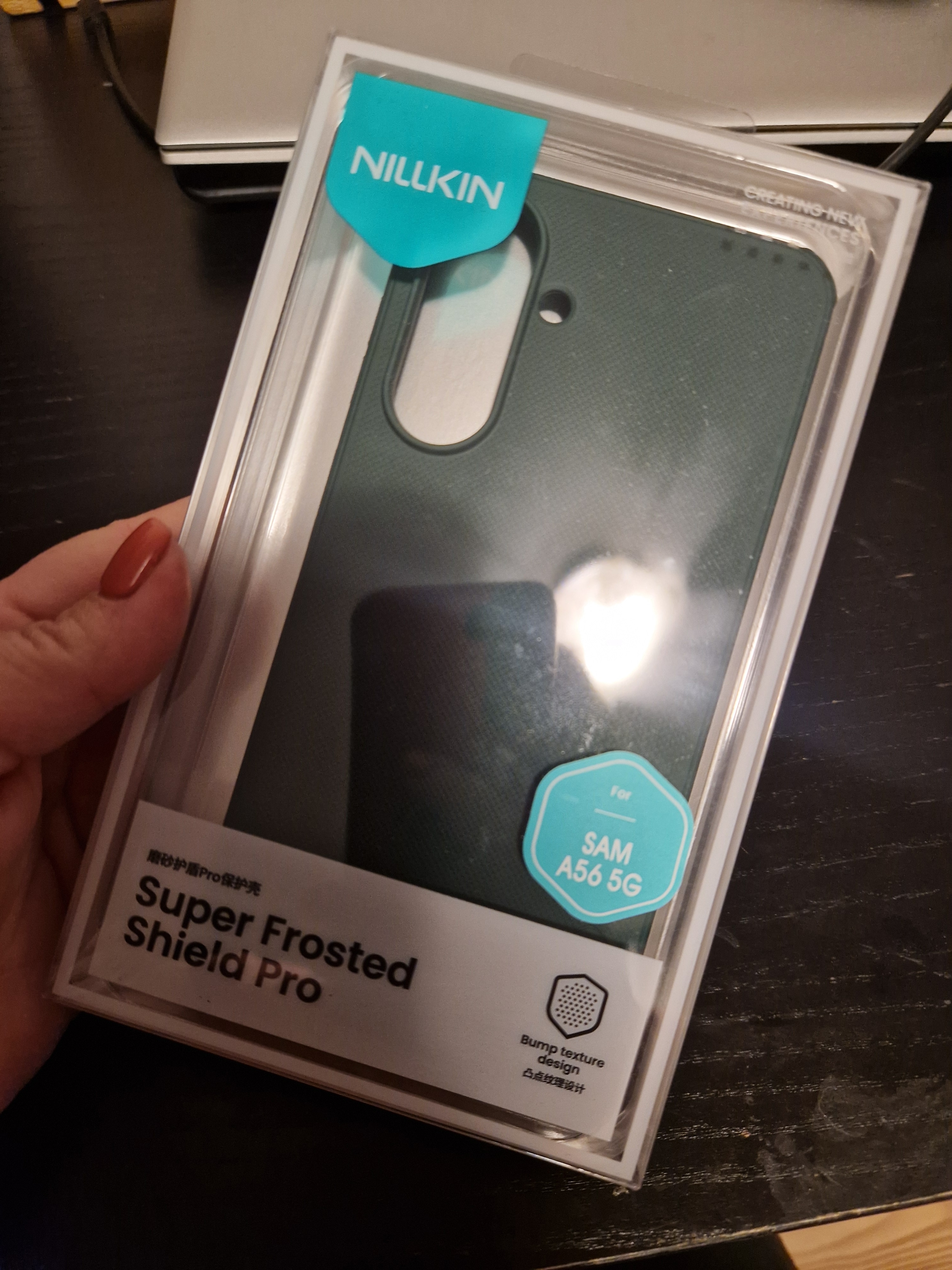 Husa Nillkin Frosted Shield Pro pentru Samsung Galaxy A56 5G, negru
