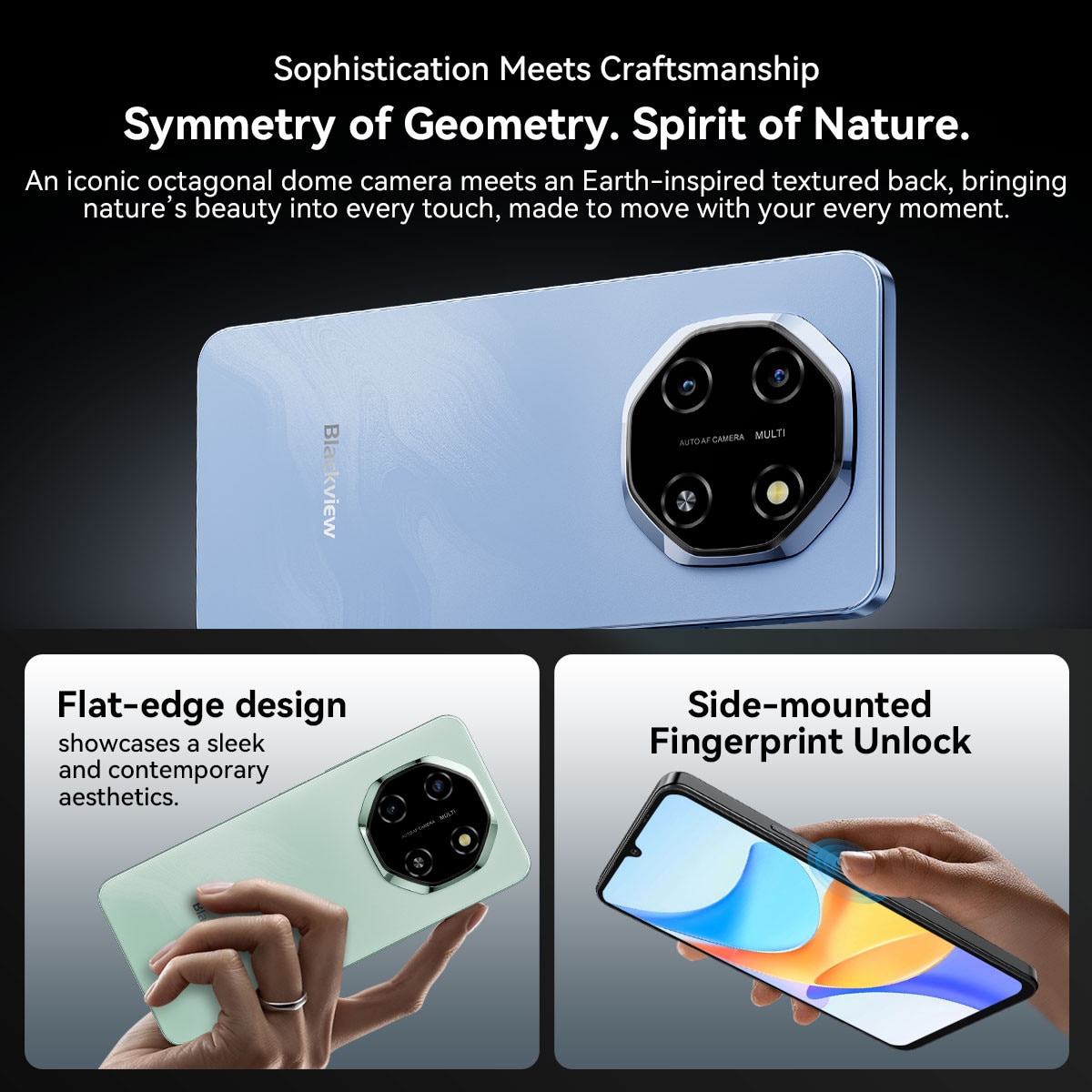 Telefon mobil Blackview Shark 6, 5G, 6.88", 120Hz, 24GB+128GB/2TB, Android 15Telefon mobil 16MP+8MP, AI Camera, 5000mAh/18W Telefoane inteligente, Fingerprint/Eye Comfort Celulares GPS/OTG/NFC, Negru