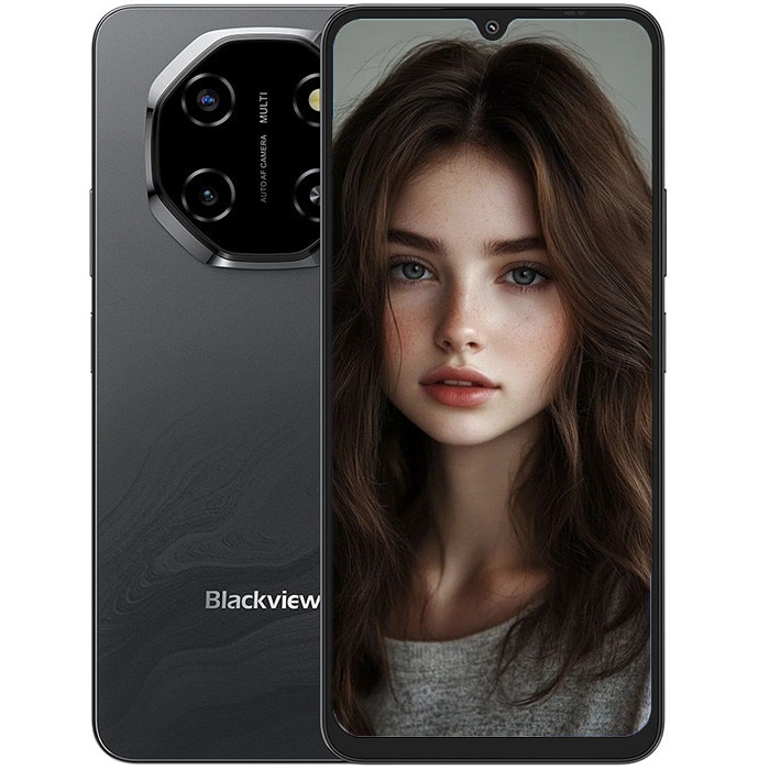 Telefon mobil Blackview Shark 6, 5G, 6.88", 120Hz, 24GB+128GB/2TB, Android 15Telefon mobil 16MP+8MP, AI Camera, 5000mAh/18W Telefoane inteligente, Fingerprint/Eye Comfort Celulares GPS/OTG/NFC, Negru