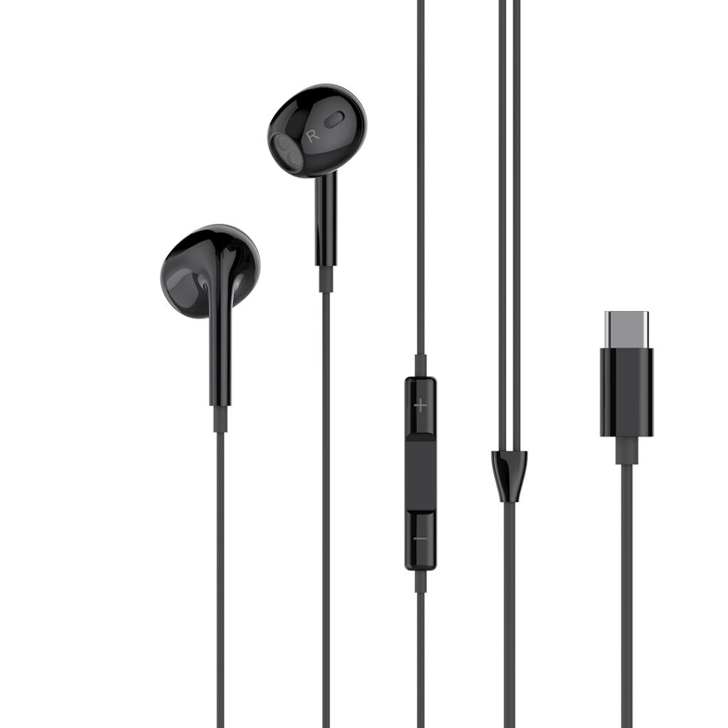 Casti XO - EP74 Original Series 4th Gen., Type-C, negre