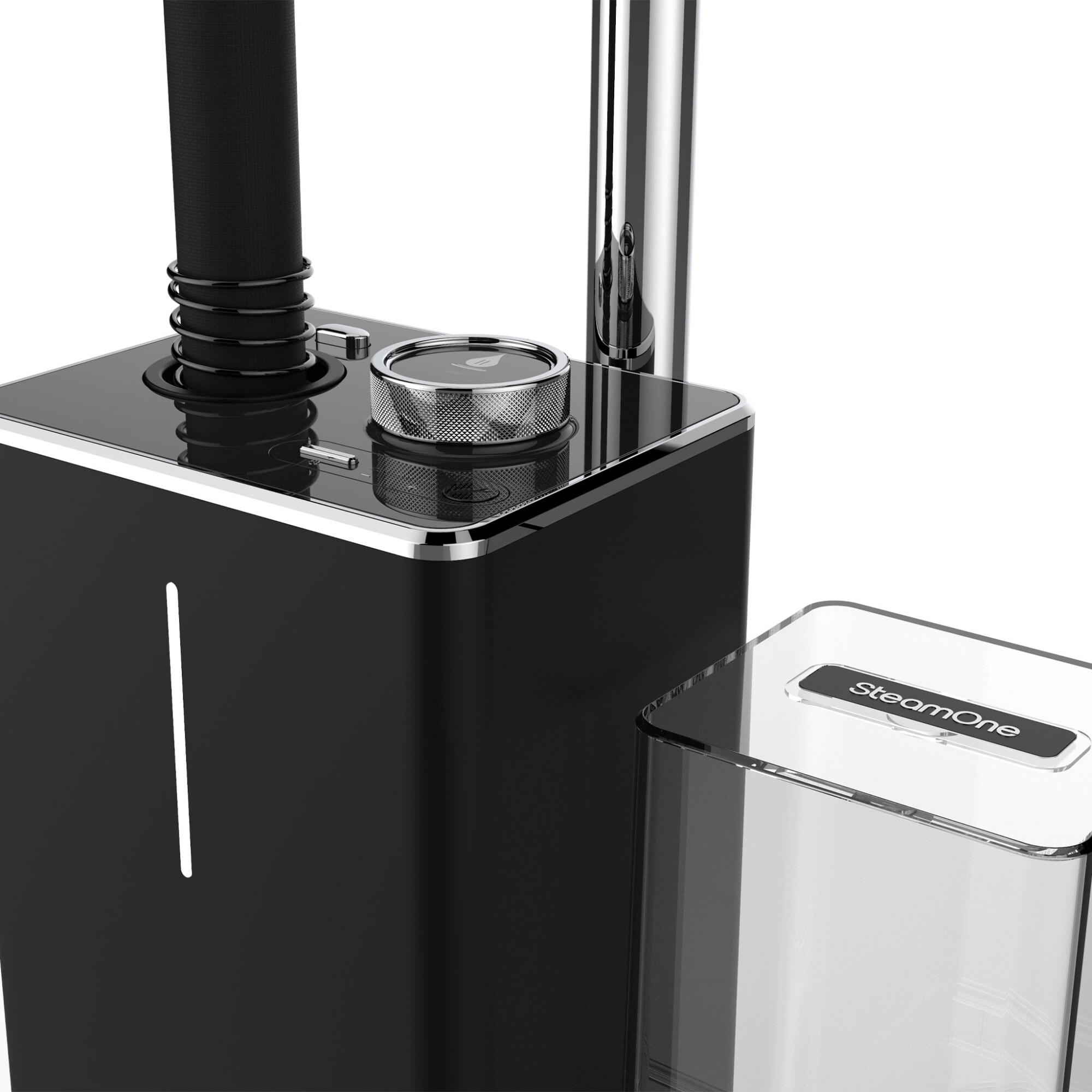 Aparat de calcat vertical 2000W 1.2 litri STEAM ONE L.26.8 l.16.8 H.34 negru