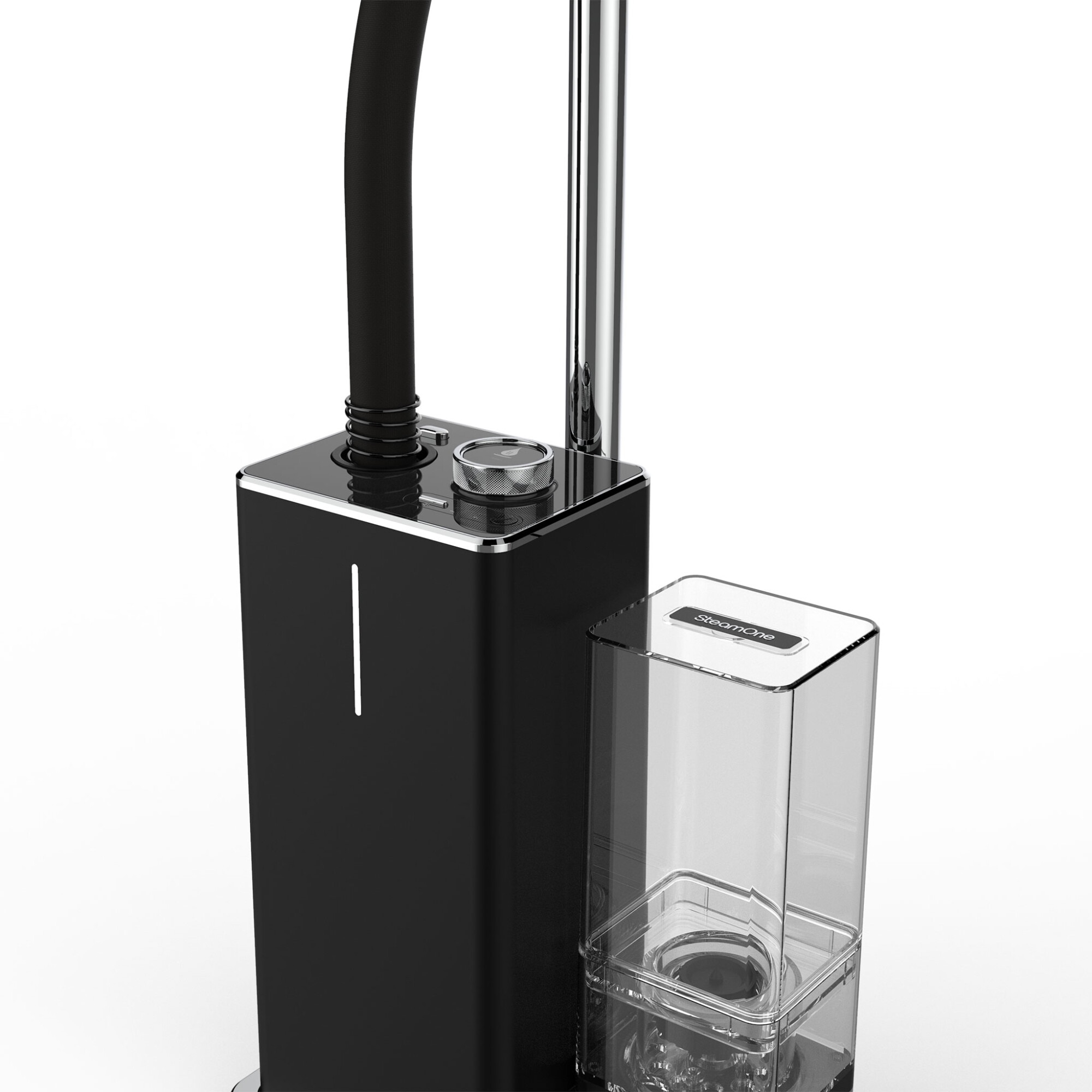 Aparat de calcat vertical 2000W 1.2 litri STEAM ONE L.26.8 l.16.8 H.34 negru