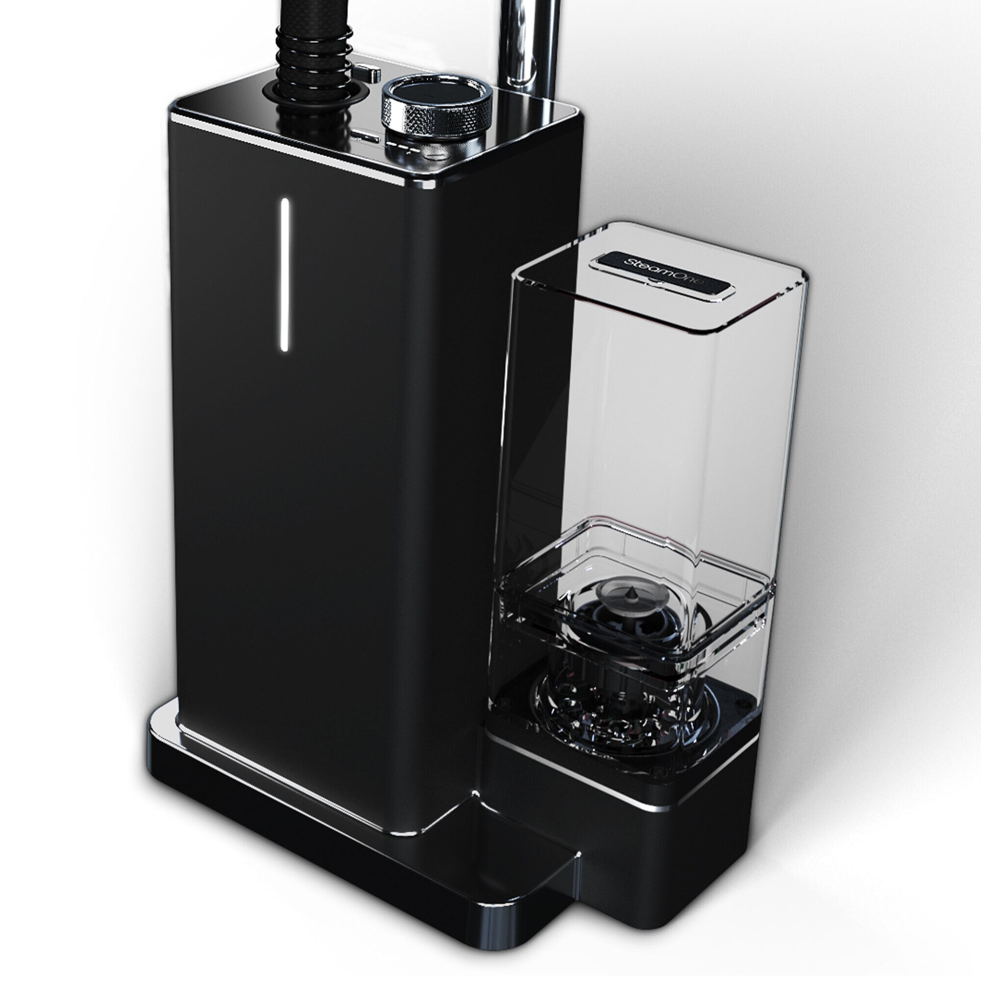 Aparat de calcat vertical 2000W 1.2 litri STEAM ONE L.26.8 l.16.8 H.34 negru
