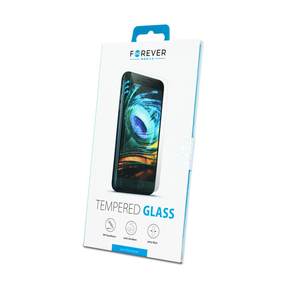 Folie sticla Forever, compatibila cu Oppo Reno 5 Lite / A94 4G / F19 Pro, 0.33mm, 9H, 2.5D, Transparent