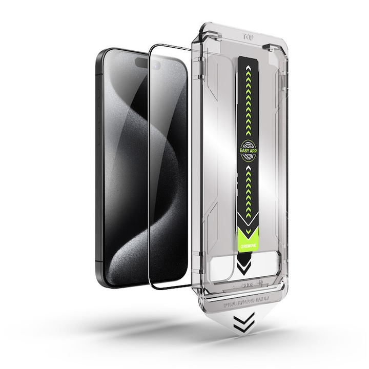 Folie protectie telefon, sticla securizata transparenta, 9H+, claritate HD, iPhone14Promax