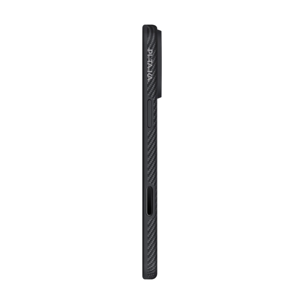Carcasa Pitaka Aramid UltraGuard compatibila cu iPhone 17 Pro, Negru/Gri