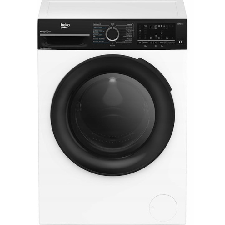 Masina de spalat-uscator BEKO bPRO500 BM5DFT6944WP, alb, 60 cm