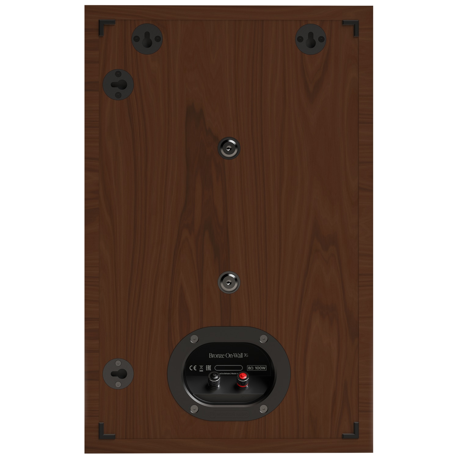 Boxă Hi-Fi Monitor Audio Bronze On-Wall 7G, cu fir, design bidirecțional, nuc