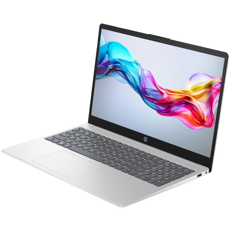 Laptop HP 15-fd0068nq cu procesor Intel® Core™ i5-1334U pana la 4.6GHz, 15.6'', Full HD, 16GB DDR4 RAM, 512GB SSD, Intel® Iris® Xᶱ, Windows 11 Home S, Natural Silver