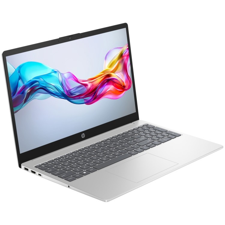 Laptop HP 15-fd0068nq cu procesor Intel® Core™ i5-1334U pana la 4.6GHz, 15.6'', Full HD, 16GB DDR4 RAM, 512GB SSD, Intel® Iris® Xᶱ, Windows 11 Home S, Natural Silver